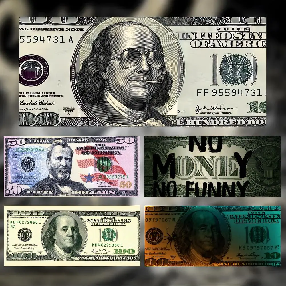 

currency casual F-funny usd dollar money Mouse Pad Large Thick Desk Pad Stitched Edges Gaming Mouse Mat for PC