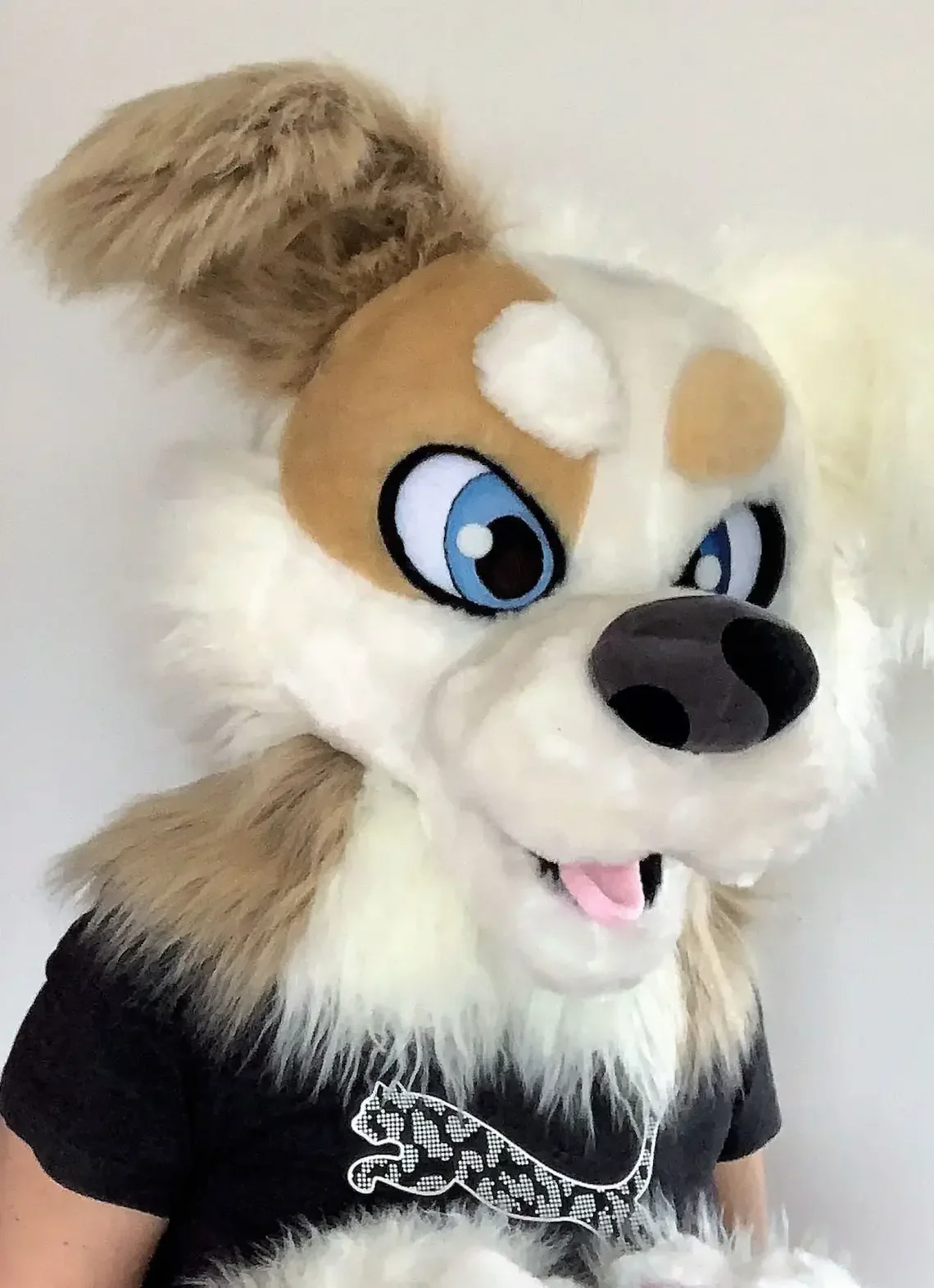 عيد الميلاد طويل الفراء فروي زي أجش الكلب الثعلب زي التميمة Fursuit الذئب البني تأثيري حفلة الهالوين البدلة الكبار الحجم #4