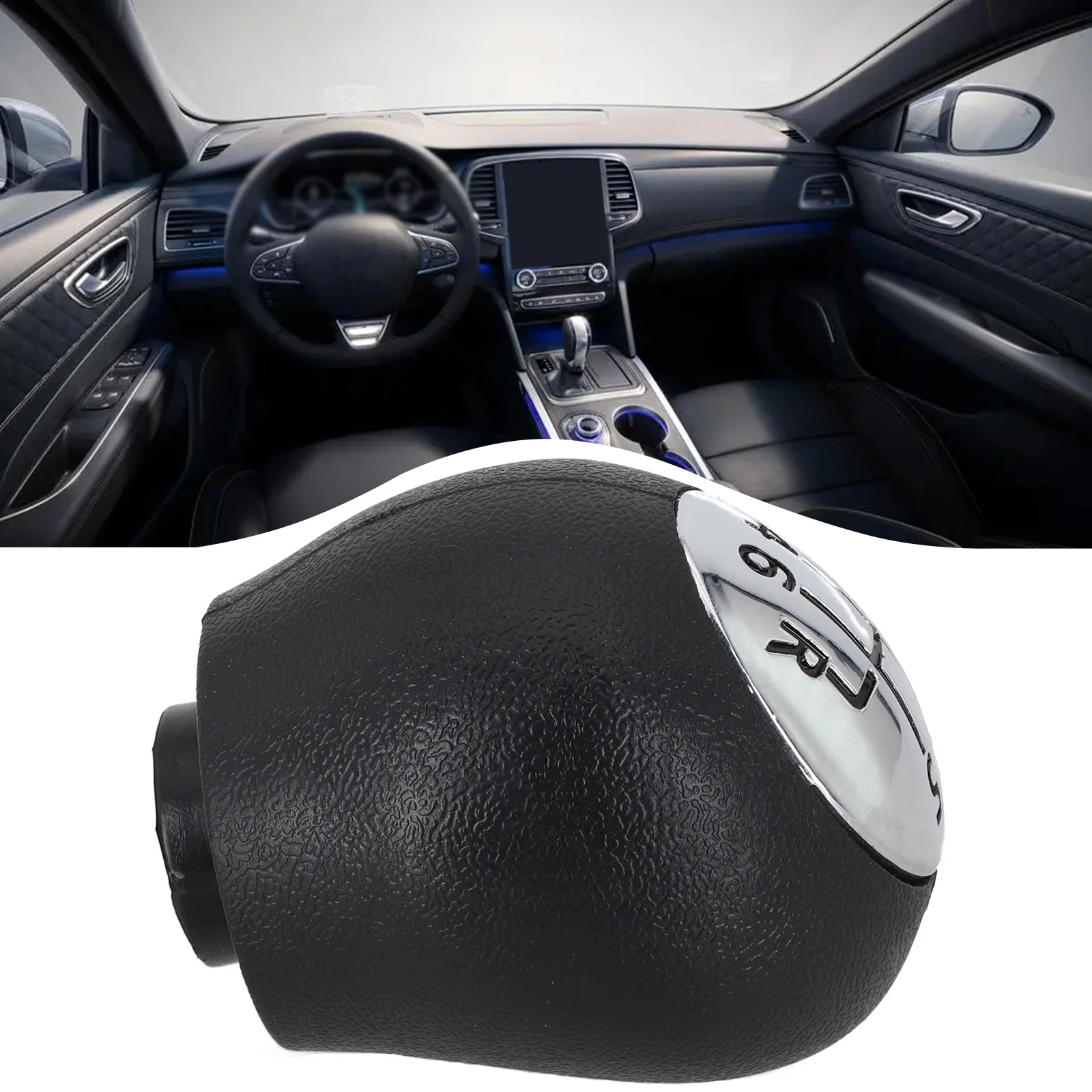 

Ручка рычага переключения передач из искусственной кожи, совместимая с модельми Opel и для моделей Opel, удобный дизайн, простая установка