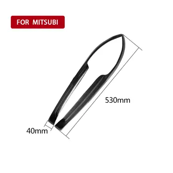 Do Mitsubishi Lancer Evolution EVO 7 8 9 2003-2007 Osłona reflektora z włókna węglowego Naklejka na reflektor 10 best sales evo 8 włókno węglowe - №10