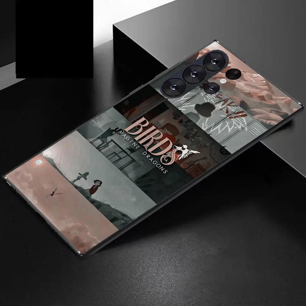 Music Band I-Imagine Dragons Phone Case For Samsung Galaxy S25 Ultra S22 S23 S24 Ultra S21 S20 5G Protective Soft Silicone TPU