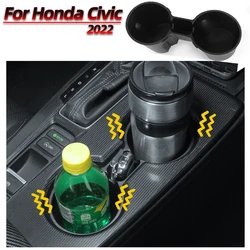 For Honda Civic/Style 11th 2022 Center Console Water Cup Special Storage Limiter Phone Box Munti-functional Pocket Accessories