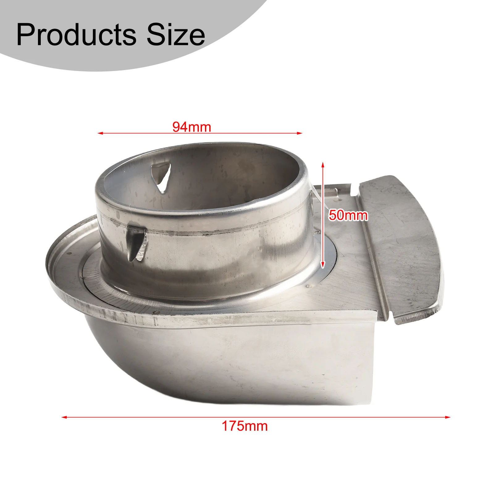 

Вентиляционная вытяжка, водонепроницаемые детали для улучшения воздушного потока 100 мм/150 мм для настенной крышки выхода воздуха из нержавеющей стали