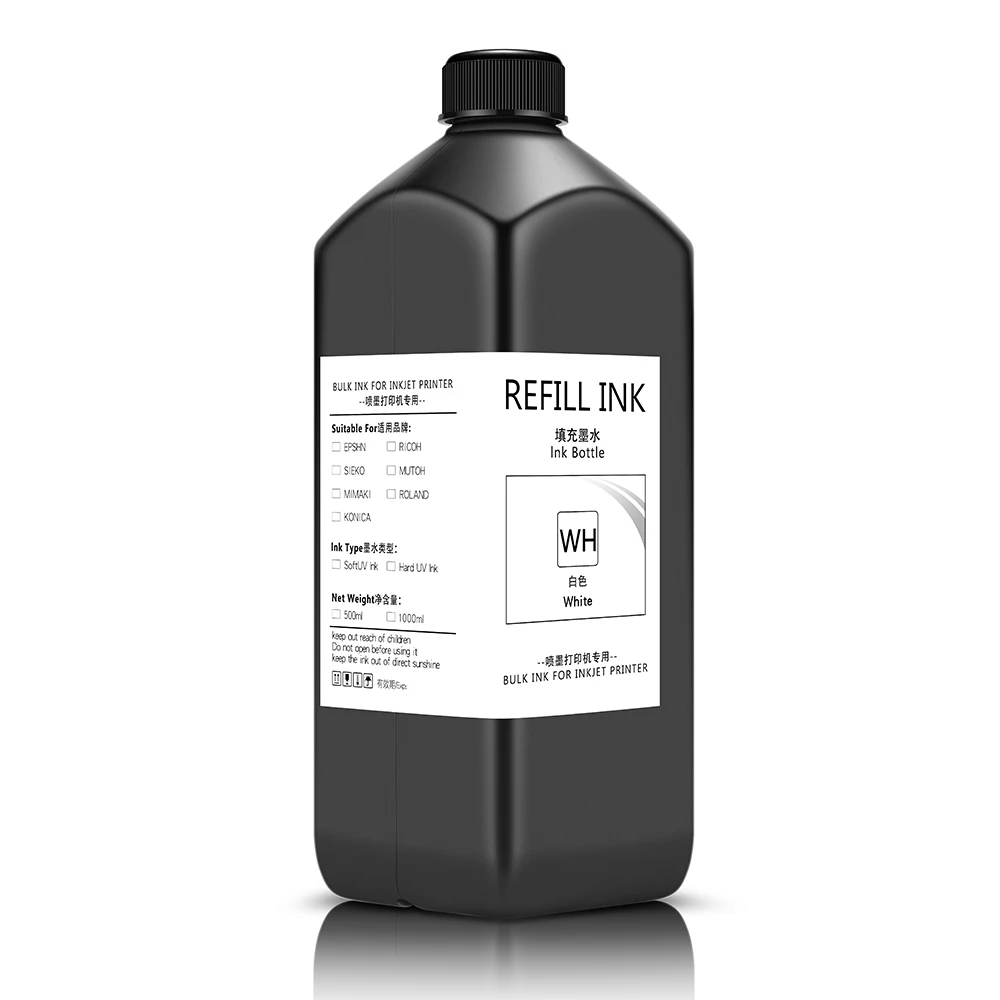 1000ml LED UV ink soft / hard For Roland LEF-200 LEF-300 LEF-12 LEF-12i LEF-20 LEJ-640 LEJ-640FT LEC-300 LEC-330 LEC-540 printer