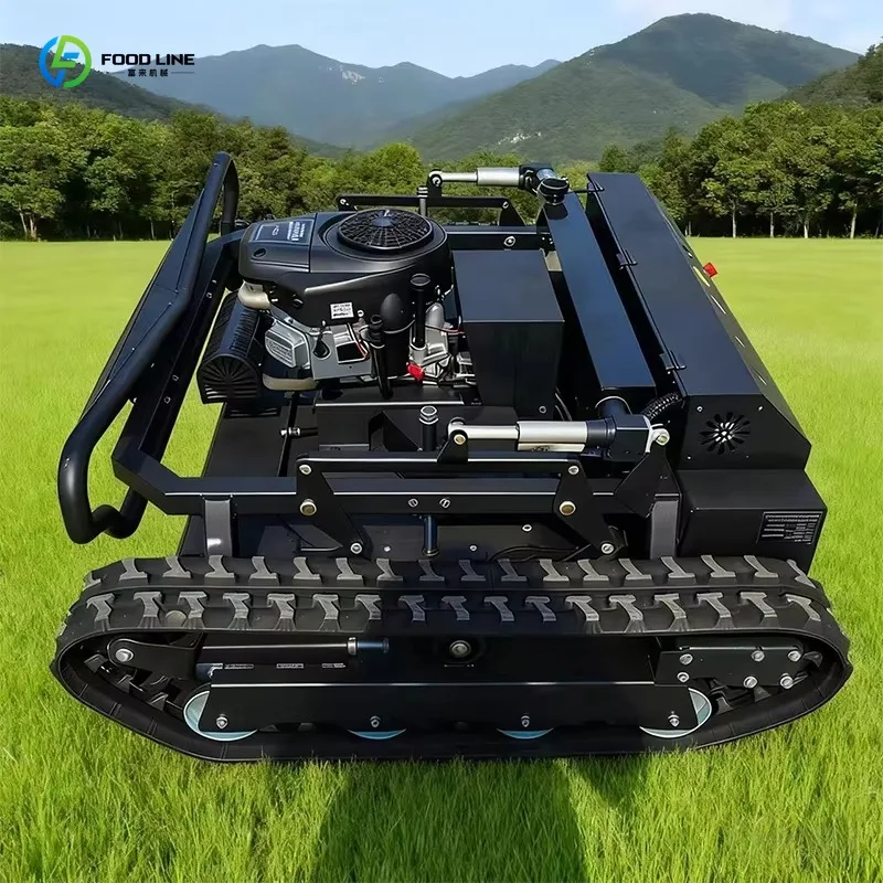 Customized Large Scale Agricultural Robot Lawn Mower Multifunctional Remote Control Garden Equipment
