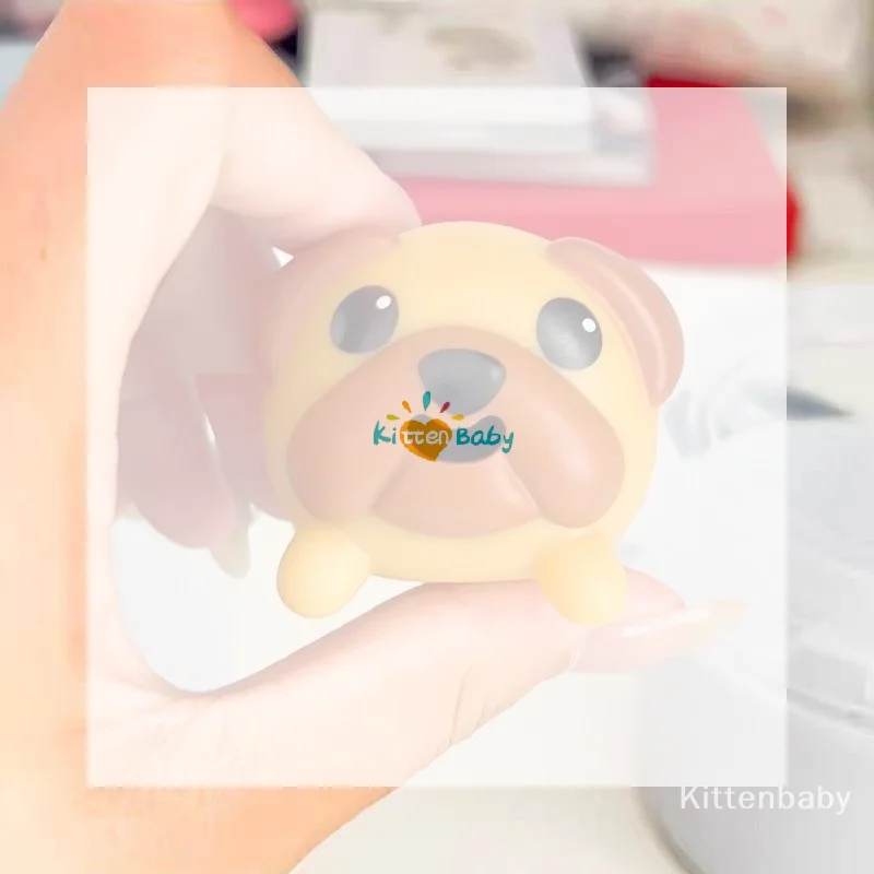 Soft Silicone Cute Dog Squeeze Toy Tongue Pops Out When Pressed For Stress Relief Kids Adults Home Office