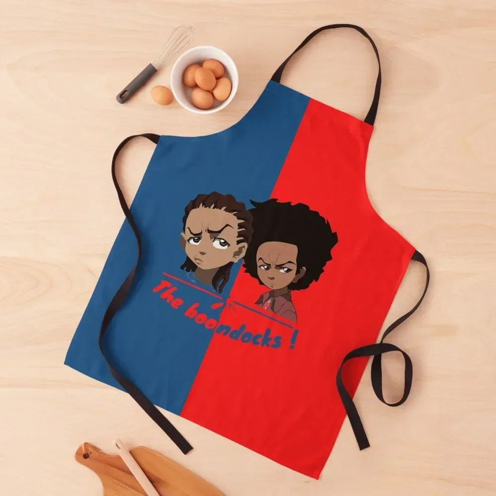 

the boondocks huey riley freeman dessin men anime usa Black lives matter women pride africa kids american meme fun Apron