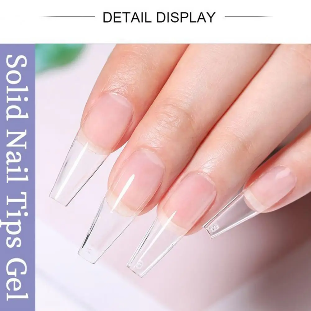 5g  Nail Art Glue Eco-friendly Nail Art UV Gel Adhesive Glue No-Flowing Long Lasting Nail Patch Gel