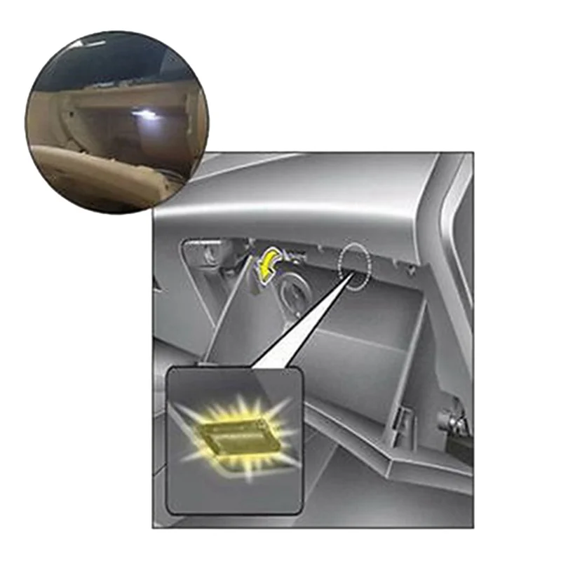 

F9-9351021000 Glove Box Lamp Switch Black Direct Fit Easy Installation Plastic Plug-And-Play For KIA Cerato Forte Accessories