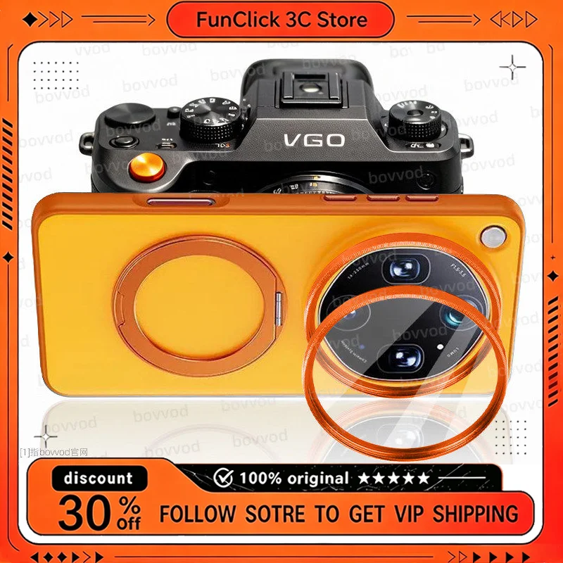 Nouvelle coque de téléphone pour la photographie X300Ultra pour VIVO X300 Ultra avec aimant 360° °   Support de bague filtrante compatible avec filtre à filetage de 67 mm