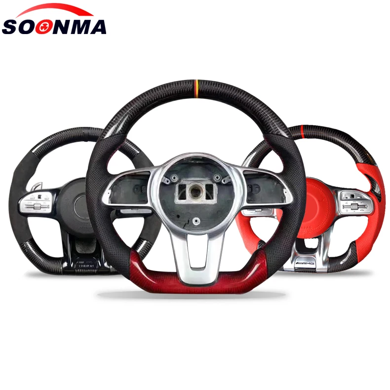 

Retrofit Maybach Wooden Steering Wheel Assembly Upgrade to Maybach Compatible With Mercedes-benz W213 W204 W205 W211 Amg Gle Cla