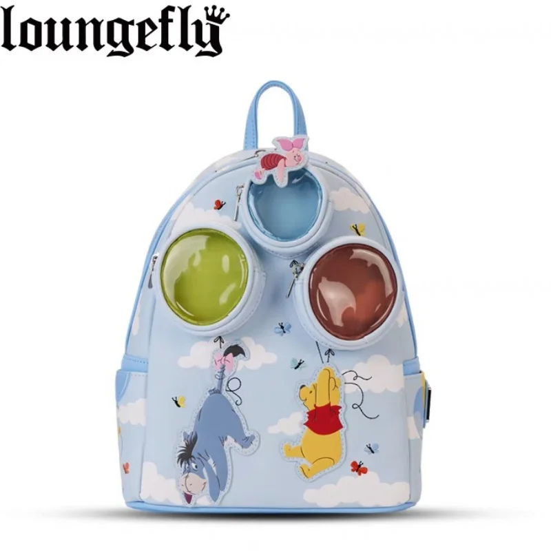 New Loungefly Disney Little Bear Weini Yi'Er Love Balloon Girls' Backpack Handbag Crossbody Bag Christmas Kids Gifts