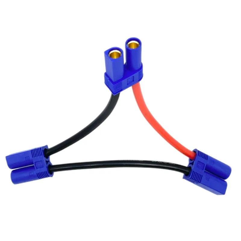 Соединение серии Ec5 с одним штекером и двумя гнездовыми проводами, с одним штекером на двумя штекерами, зарядный провод для литиевой батареи, Магнитный провод