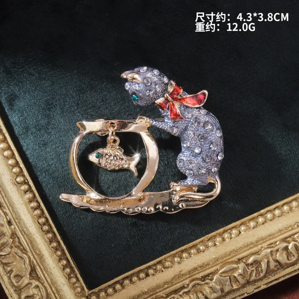 光沢のあるバロック様式のブローチ,宴会,ゴールドカラーのジュエリー,豪華なビンテージスタイルのクリスタルコサージュパーティー,高品質