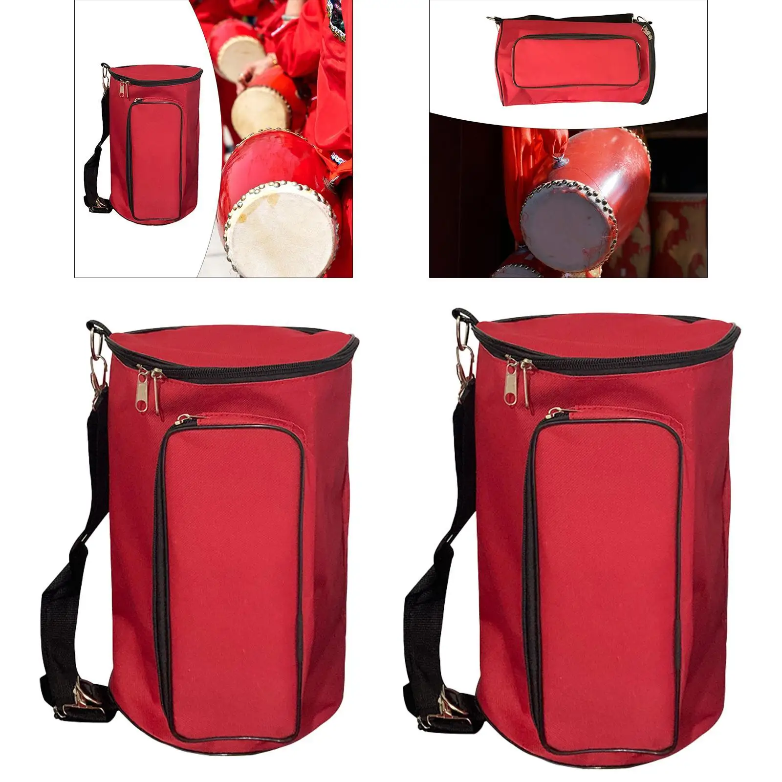 

Waist Drum Bag Oxford Cloth Accessories Comfortable Compact for Musicians Ergonomic Waist Drum Carrying Bag Music Instrument Bag