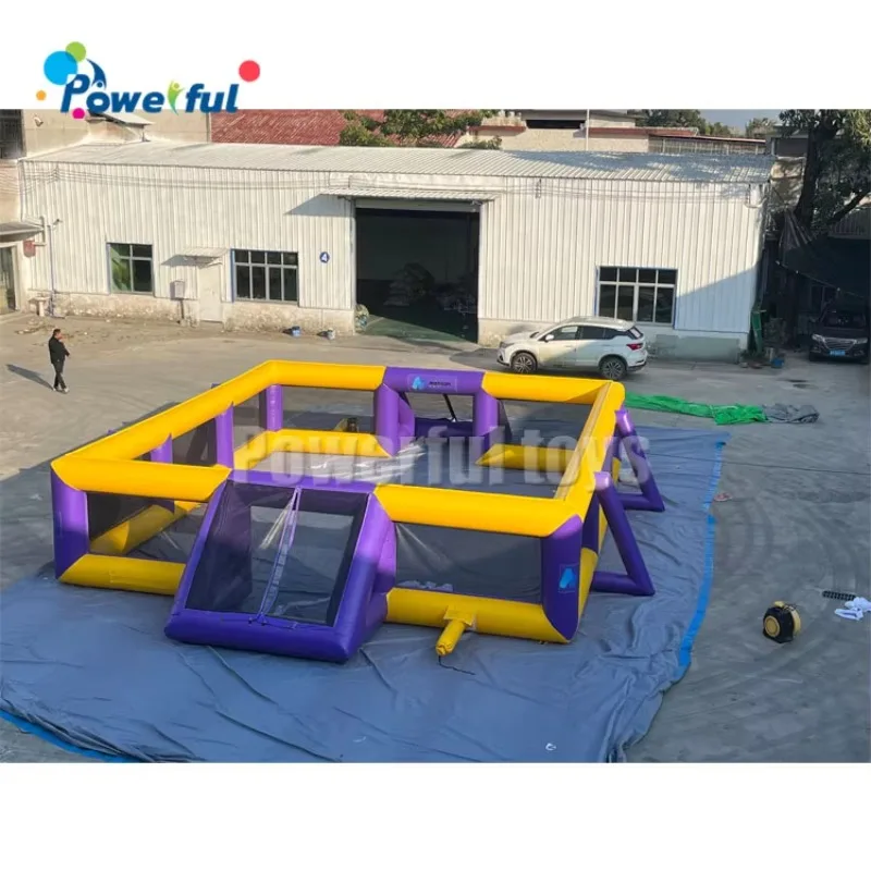 

Портативные 12x8 м ПВХ водонепроницаемые надувные футбольные площадки мини-футбольные площадки для детей в помещении и на открытом воздухе спортивные тренировки