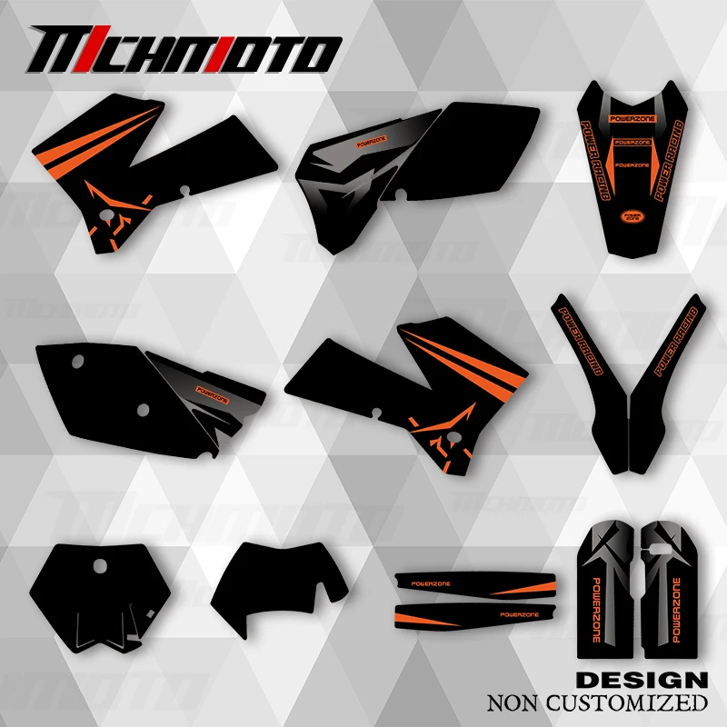 

MCHMFG новый стиль графические наклейки наборы наклеек для KTM SXF 2005 2006 XCF 2006 2007 EXC 2005 2006 2007