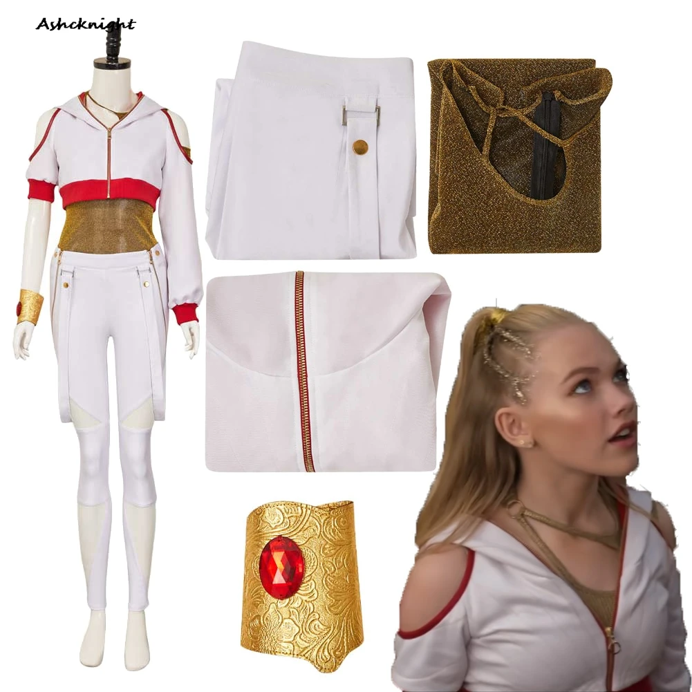 

2025 Movie Zombies 4 Nova Cosplay Clothing Top Pants Party Disguise Women Roleplay Halloween Costume Carnival Outfit Suits