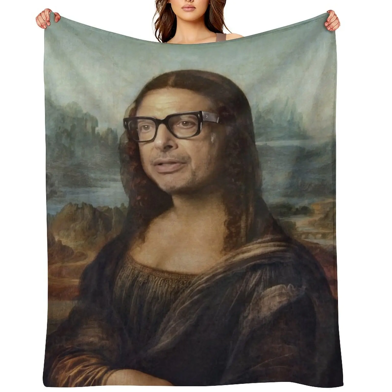 

Mona Goldblum - Oil Painting Throw Blanket Decorative Beds Thermal Thermals For Travel Baby Blankets