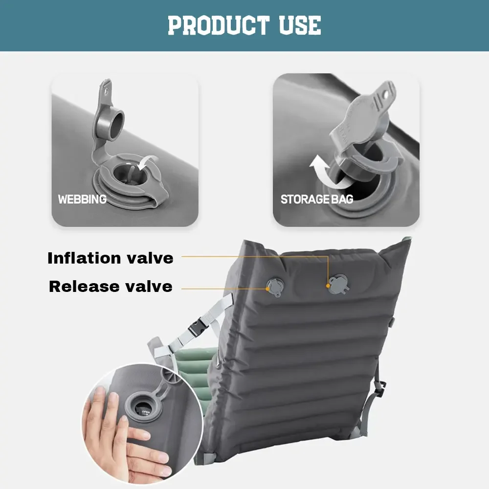 A Hot saleHigh Elasticity Wear Resistant And Air Tight Inflatable Beach Chair Easy To Clean