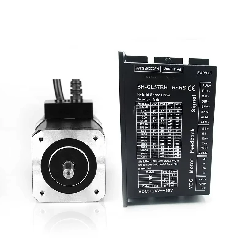 

Cl57BH Hybrid Two-Phase Closed-Loop Stepper Motor Driver in Stainless Steel with 1.5A Current for Nema17 24VDC