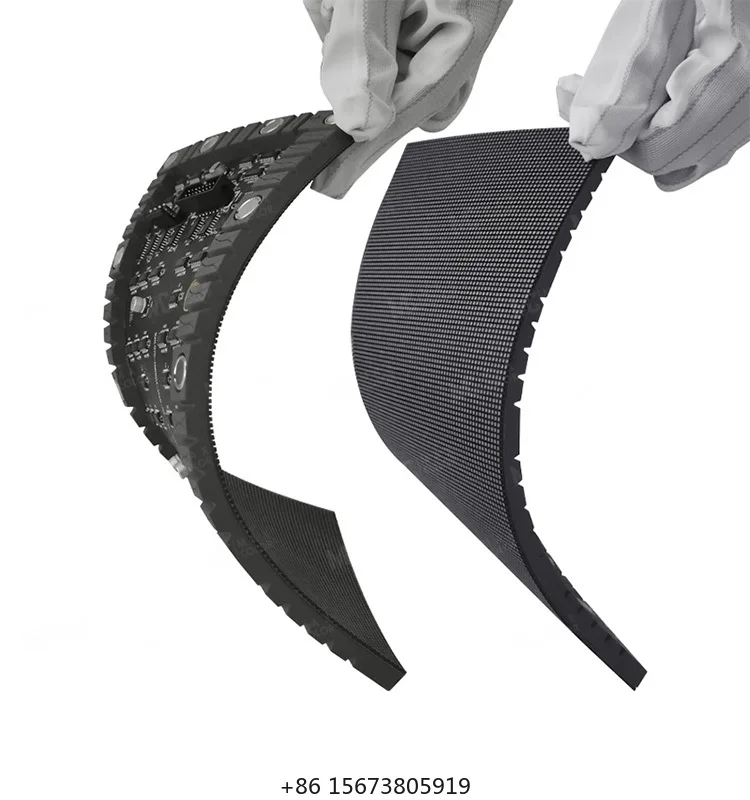 

Led Curved Soft Vertical 320*160 Flexible Ads Led Commercial Led Display P1.86 Indoor Screen Module Applied Advertising Display