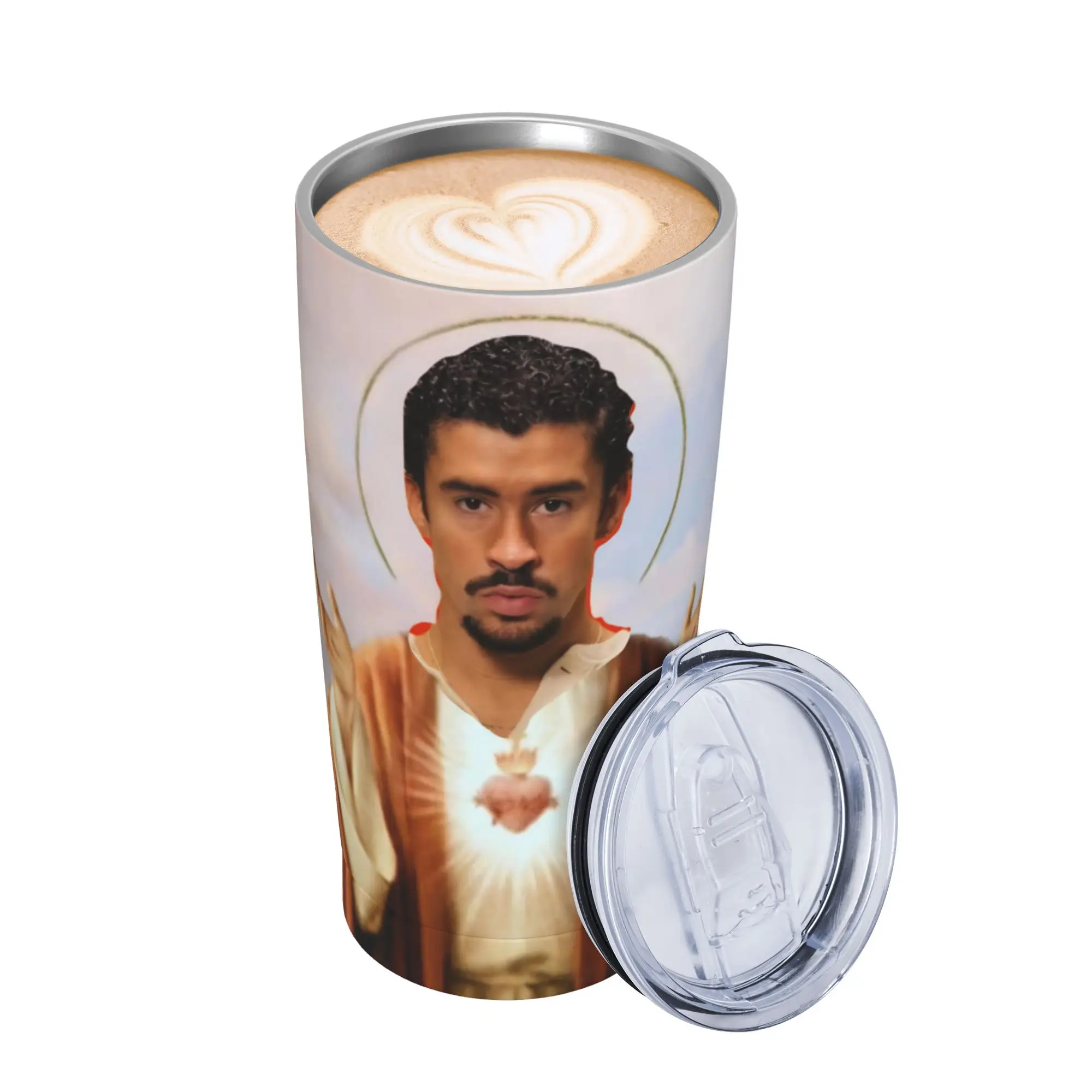 Bad Bunny DTMF Tour 2026 Tumbler Vacuum Insulated  Thermal Cup Vacuum Flask Office Home Mug Hot Cold Drink 20oz