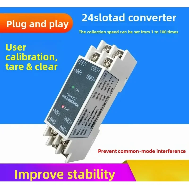 

Модуль сбора изоляции датчика коллектора RS485, передатчик взвешивания протокола MODBUS