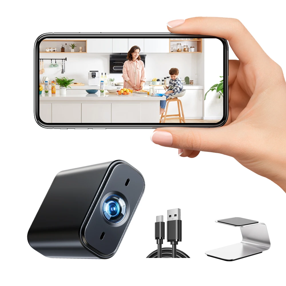 

X6-V720 без батареи, мини-камера Wi-Fi с питанием от аккумулятора, точка доступа, прямой удаленный просмотр, запись в циклическом режиме (1 минута), обнаружение движения