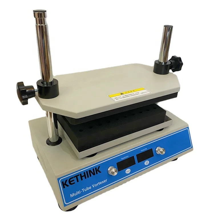 

KETHINK KT-MS200 laboratory Multi-tube Vortex Mixer Muti Test Tube rapid spinning shaker 2500rpm