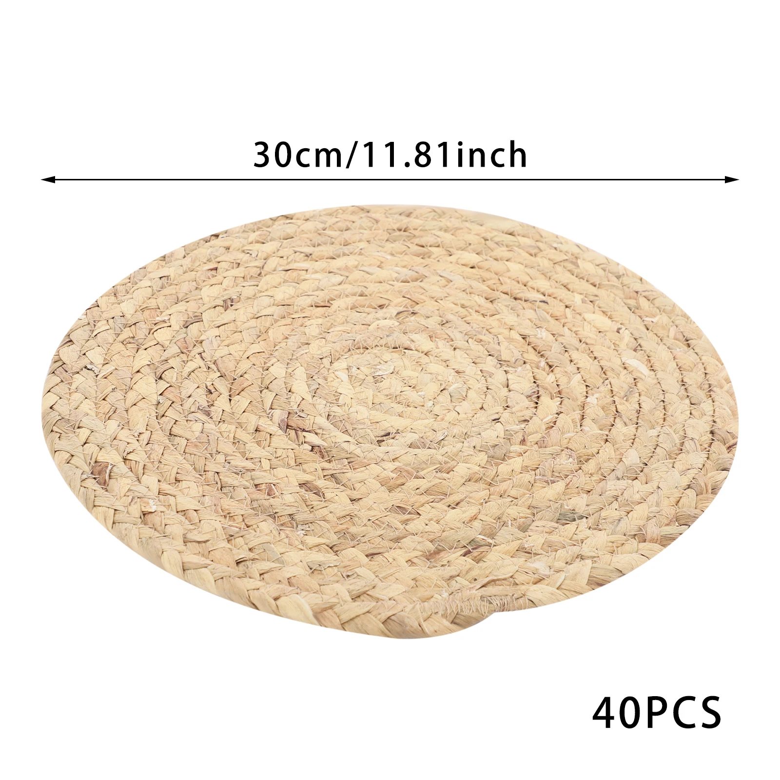 

40 шт. салфетки, тканые коврики для стола с гиацинтатом, салфетки для ресторана и обеденного стола