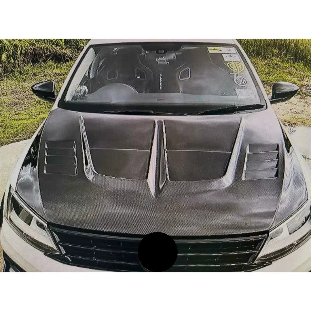 

Engine Hood Engine Cover Assembly For Volkswagen vw Jetta Modified Carbon Fiber Body Kit Auto Accessories