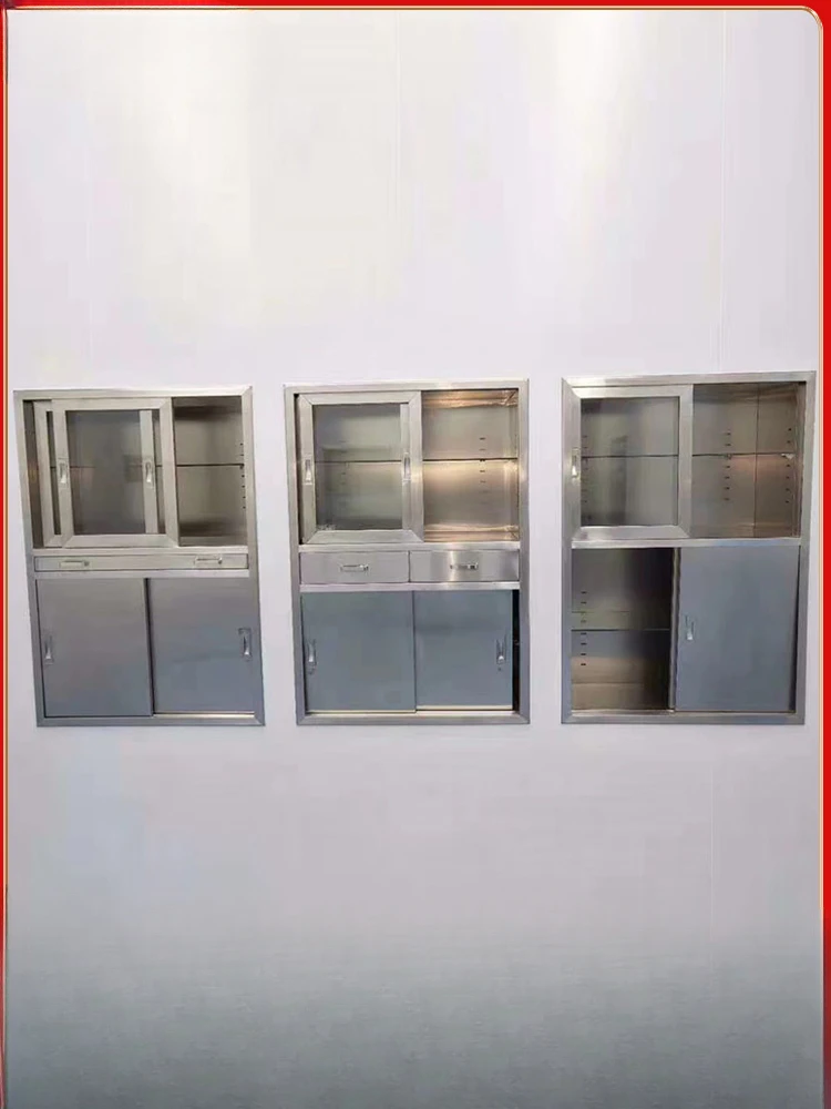 Operating Room 304 Stainless Steel Instrument Cabinet Embedded InstrumentOperating Room Drug