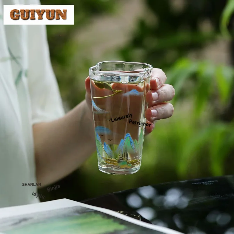 

160ml Glass Teacup Zen Tea Bowl Single Cups Tea-tasting Personal Cup Jianzhan Master Cups Oolong Tea Household Drinkware Craft