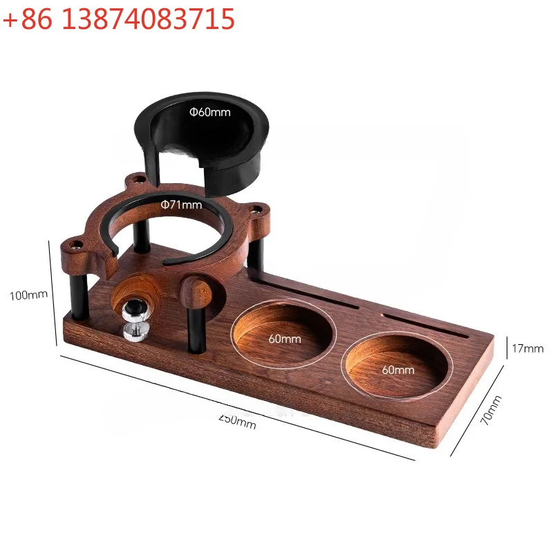 

51/53/58mm Universal Wooden Coffee Tamper Station Base Tamper Holder Espresso Tamper Mat Non Slip for Coffee Barista Tool