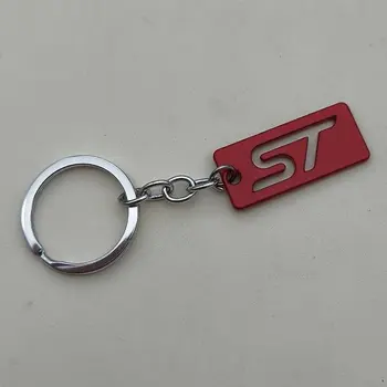 汽車造型 3D 金屬鋅合金 ST 標誌鑰匙扣,適用於福特嘉年華、福克斯、翼虎、翼虎、探險家、S-Max 等車型及配件 10 最佳銷售 福特福克斯ST鑰匙扣 - №9
