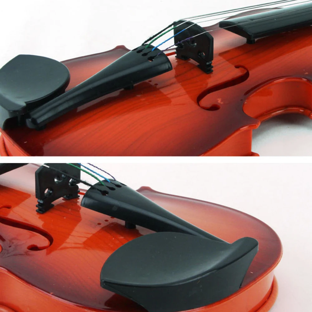 Kids Simulated Violin Toys Realistic Violin With Adjustable String Musical Instrument For Beginner Gifts