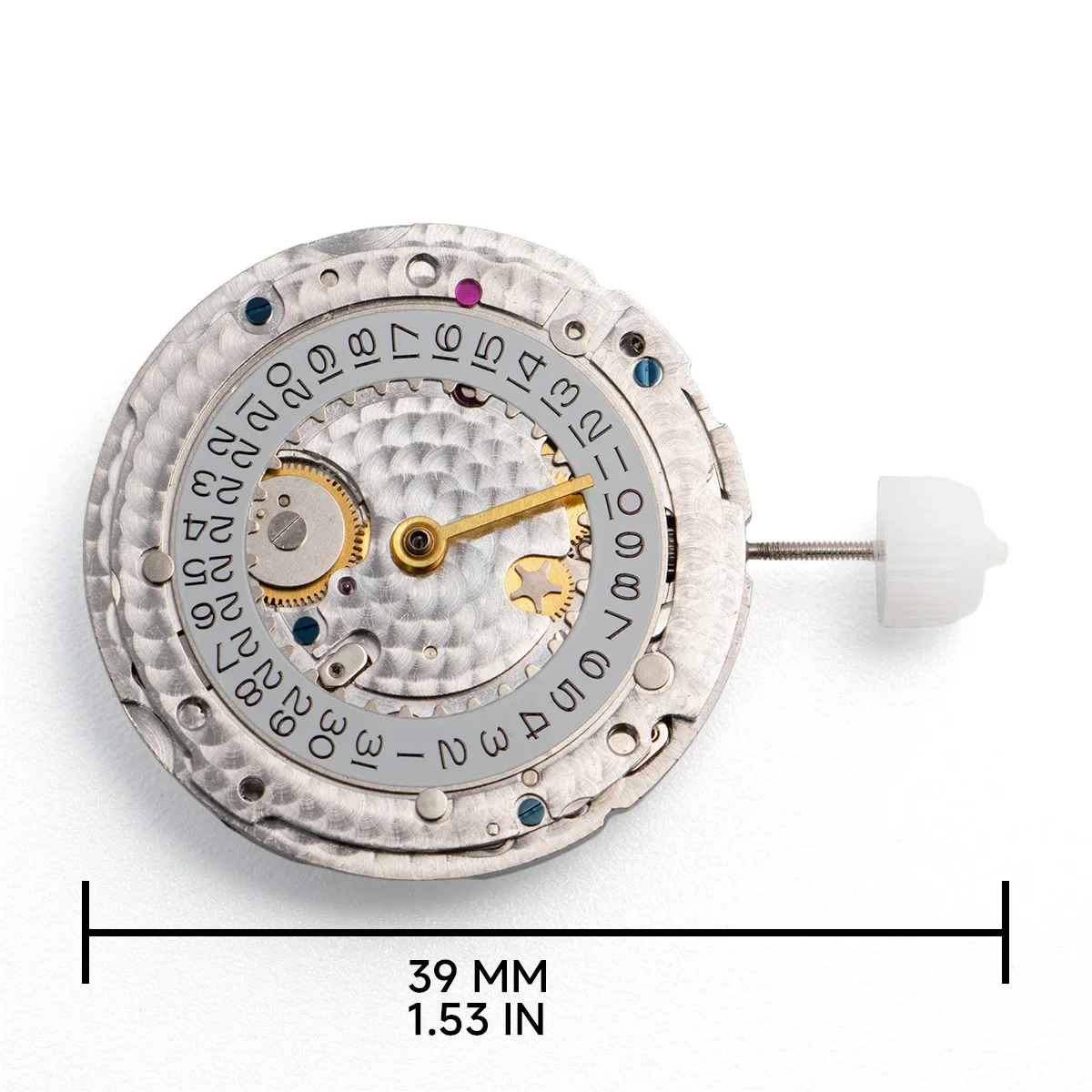 3235 Mechanical Movement Engraved automatic mechanical movement VR3235 blue balance wheel SUB/DJ movement