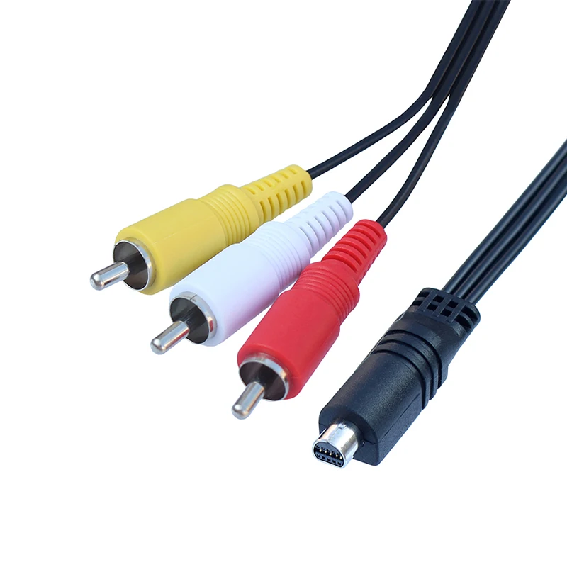 1.2m VMC-15FS RCA do 10Pin dla Sony Port A/V kabel Adapter kamery kabel do przesyłania danych kabel do Sony kamera