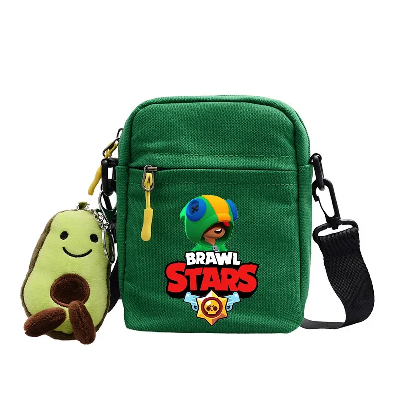 Game Shoulder Bag Boys Girls Leon Spike Sandy Anime Action Figures Messenger Pouch student Outdoor Sport Travel Wallet Student