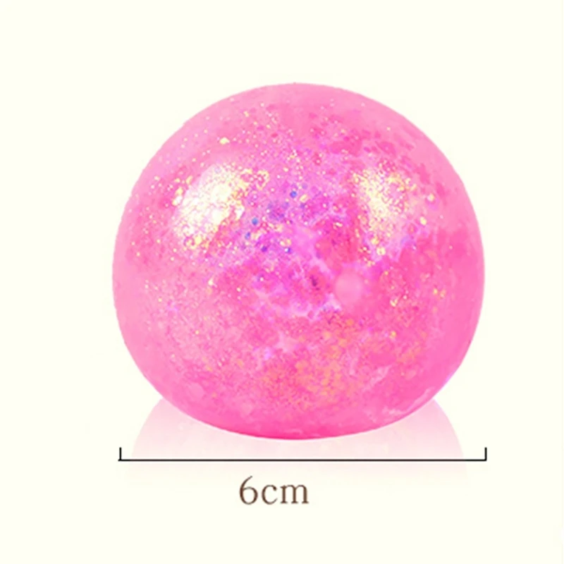 DecompresToy Antistress TPR Ball Toy Soft Stretchy Decompress Toy Handsqueeze Toy for Anxiety Release Student Stress Toy