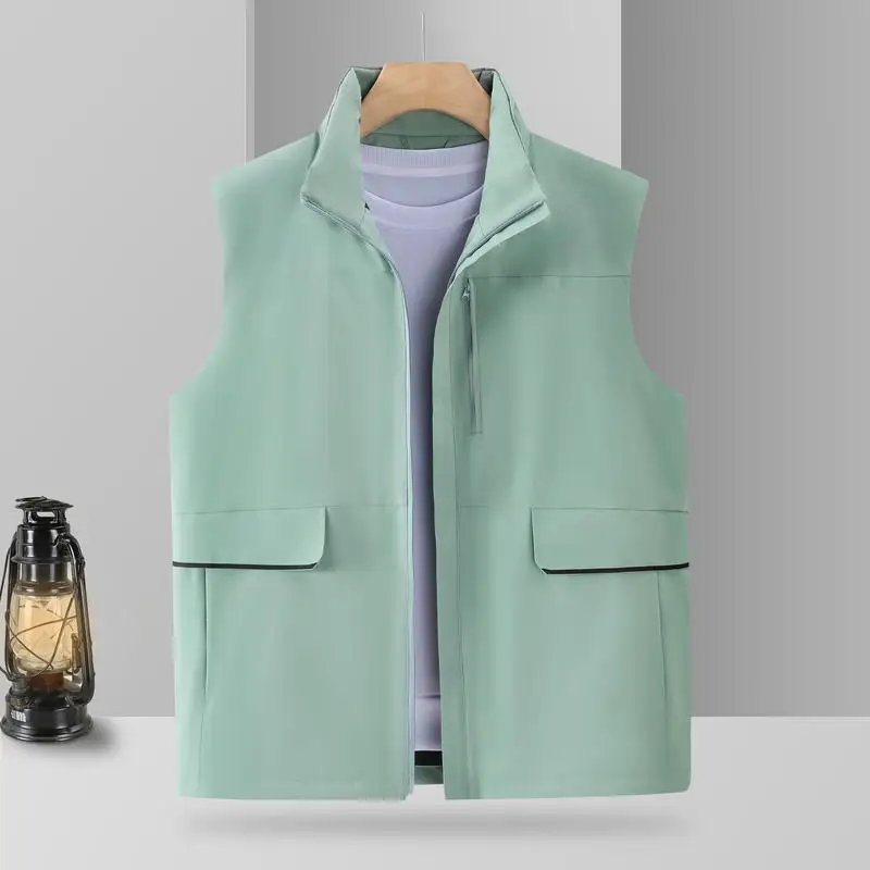 

Мужские жилеты без рукавов, пальто, теплые жилеты, термосветящиеся пуховые хлопковые ветровки, куртки, осенне-зимняя модная одежда