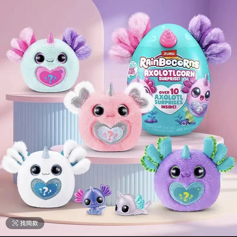 

Zuru New Genuine Rainbocorns Fourth Generation Axolotlcorn Surprise Magic Egg Blind Box Cute Plush Doll Kids Gift Children Toy