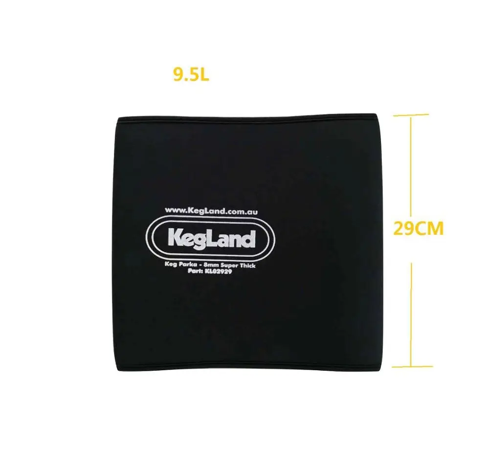 KEGLAND Homebrew NEOPRENE KEG PARKA / JACKET FOR /9.5L AND 19L kegs