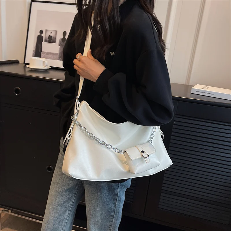 

Vintage Pillow Design Handbag For Women Large Capacity Women Shoulder Bags Pu Leather Boston Crossbody Bag Fashion Shopper Totes