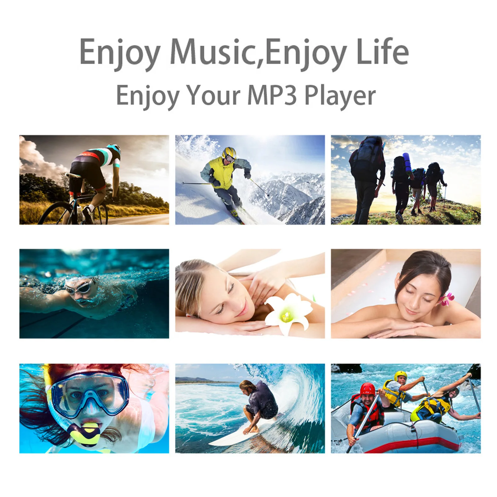 MP3-плеер для плавания, 8 ГБ п – обзор и цена Audio Music Play