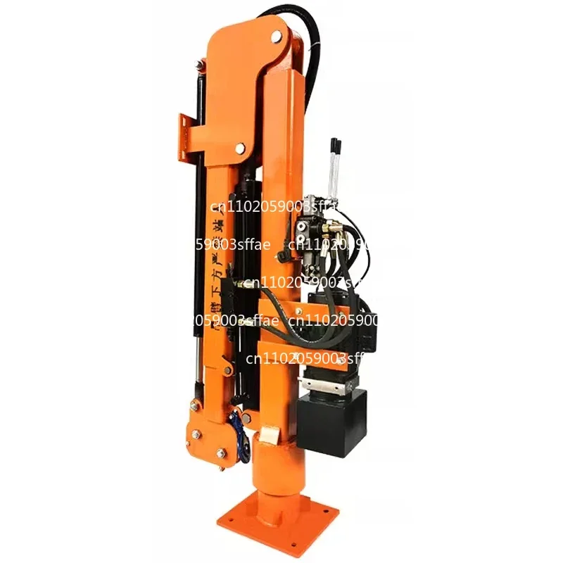1 Ton Small Truck Crane Hydraulic Rotation Remote Control Electric Wireless Remote Control Hydraulic Vehicle for Construction