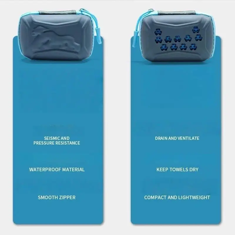 Cooling Sports Towel Quick Dry Portable Storage Box Sweat Absorbing Chilly Towel