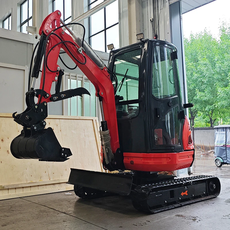Free Shipping Mini Excavator 2 Ton EPA Euro 5 Kubota Engine Crawler Digger Farm Chinese Mini Excavator Machine