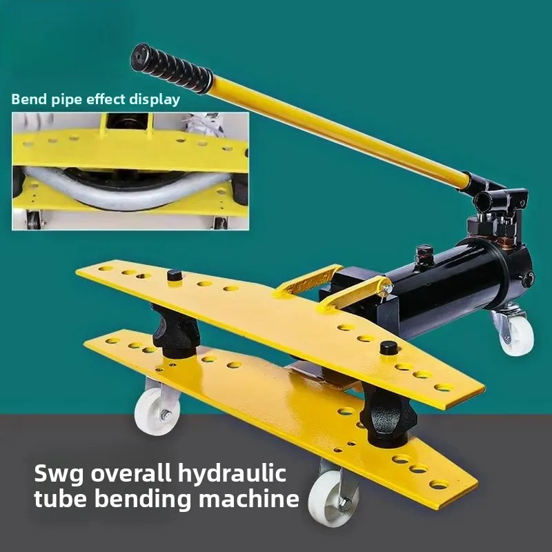 For SWG Manual Hydraulic Pipe Bending Machine Tool for Galvanized Steel Pipe 1 Inch 2 Inch 3 Inch 4